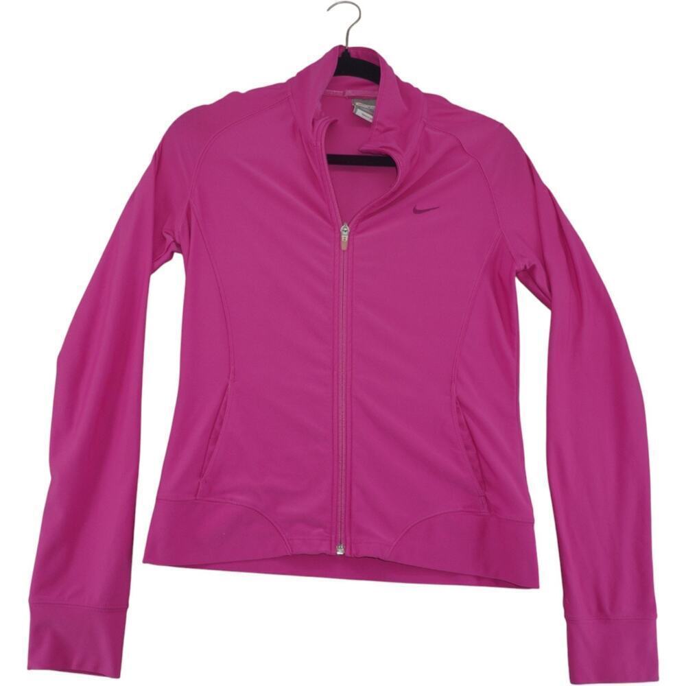 Nike Dri-Fit Pink Full Zip Track Jacket Women’s XS Athletic Running